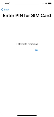 If your SIM is locked, key in your PIN and press OK.