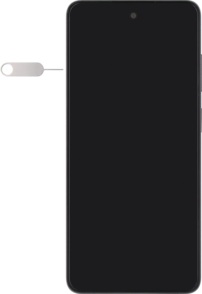 Find the opener for the card holder.