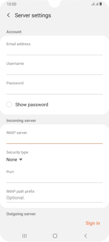 Press the drop down list below 