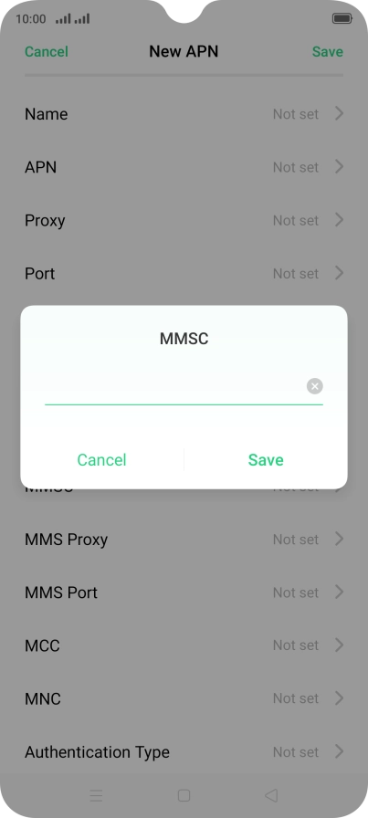 Key in http://pxt.vodafone.net.au/pxtsend and press Save.