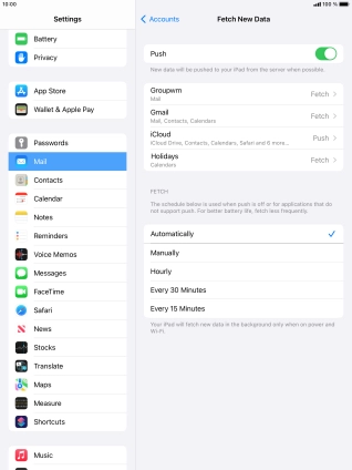 Press the indicator next to Press the indicator next to