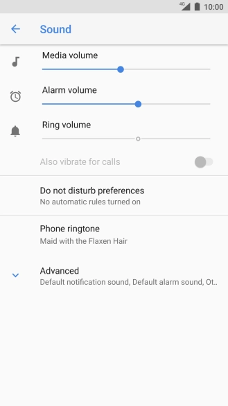 Press the Home key to return to the home screen.