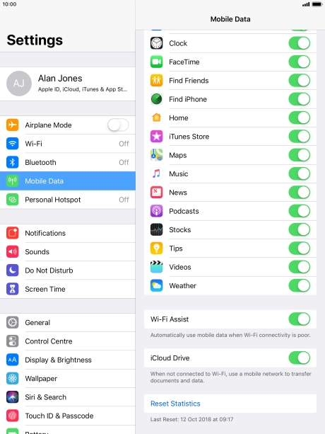 Press the indicator next to Press the indicator next to