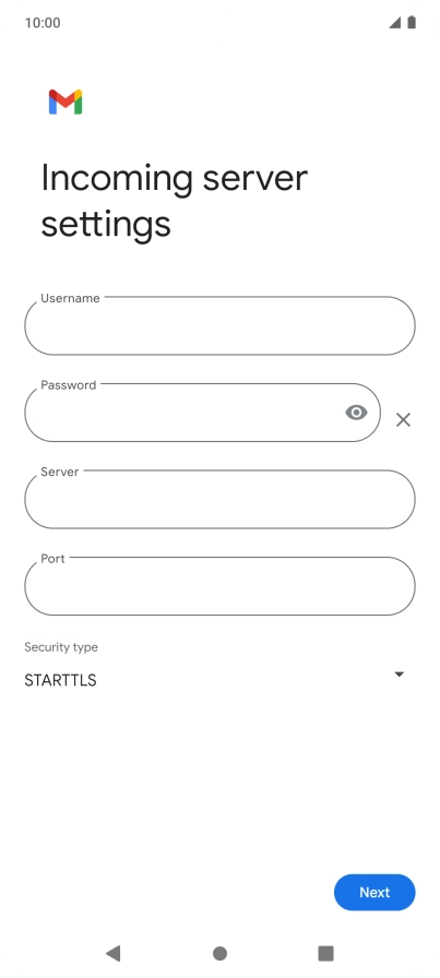 Press the field below 