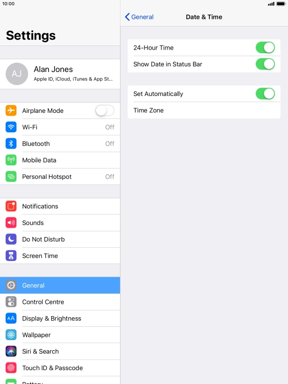Press the Home key to return to the home screen.