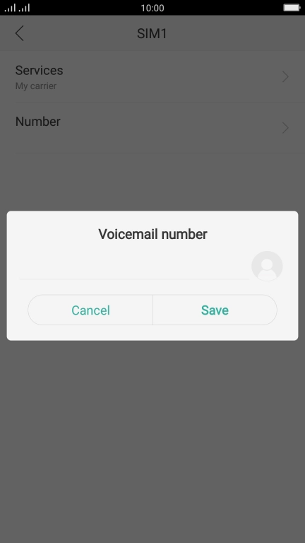 Key in +61414121121 and press Save.