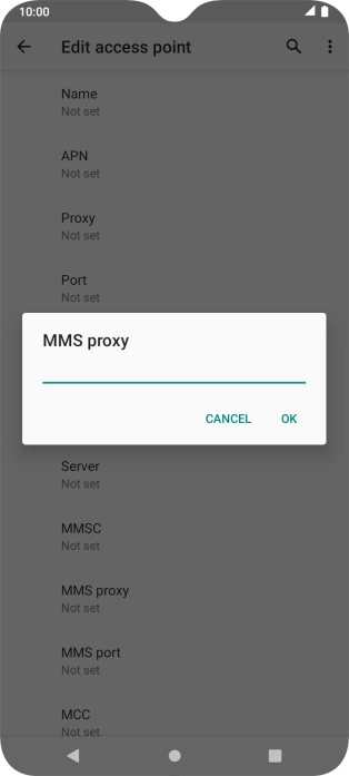 Key in 10.202.002.060 and press OK. Key in 10.202.002.060 and press OK.