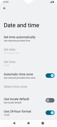 Press the Home key to return to the home screen.
