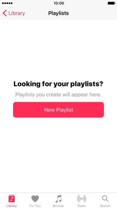 Press New Playlist.