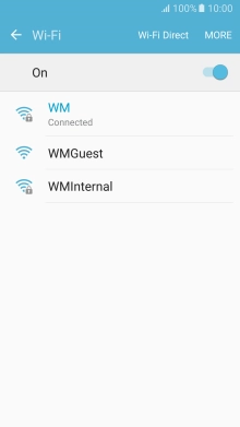 Press the Home key to return to the home screen. Press the Home key to return to the home screen.