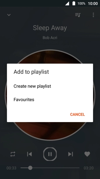 Press Create new playlist.