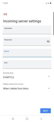Press the field below 