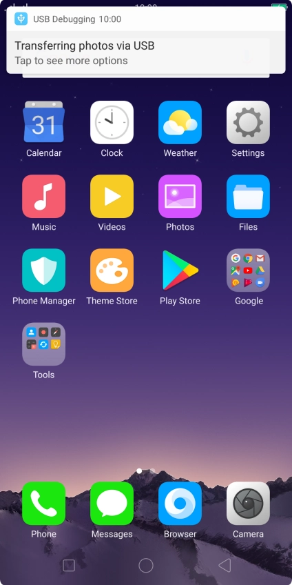 Press Tap to see more options.
