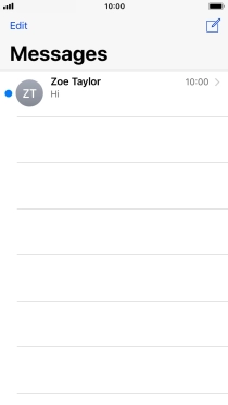 Press the new message icon.