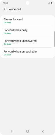 Press the Home key to return to the home screen.