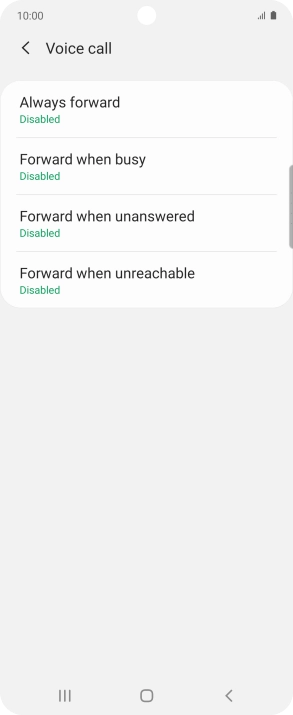 Press the Home key to return to the home screen.