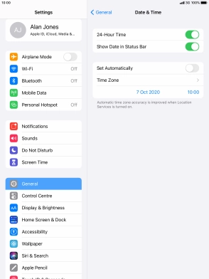 Press the indicator next to Press the indicator next to
