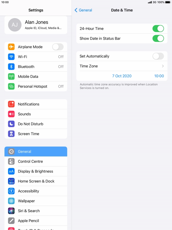 Press the indicator next to Press the indicator next to