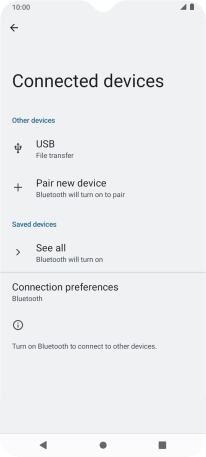 Press Pair new device.