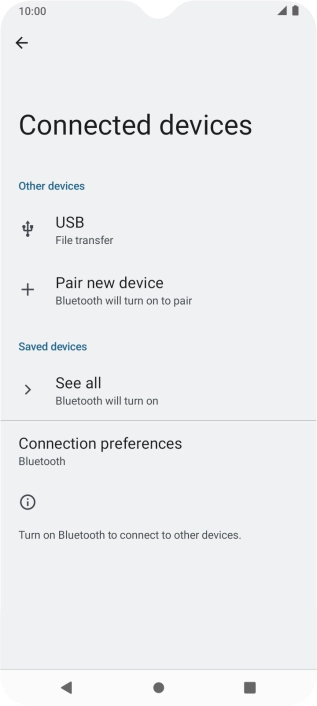 Press Pair new device.