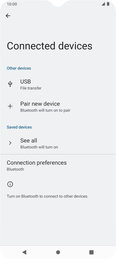 Press Pair new device.
