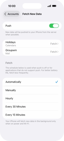 Press the indicator next to Press the indicator next to