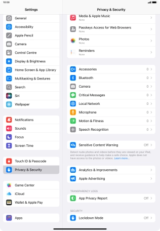 Press App Privacy Report. Press App Privacy Report.