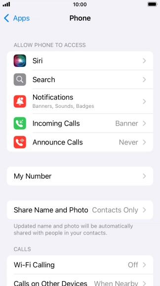 Press Wi-Fi Calling.