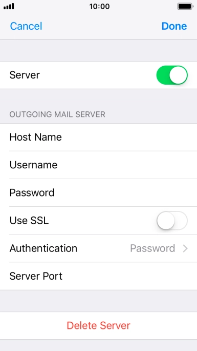 Press Authentication.