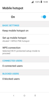 Press the Home key to return to the home screen.