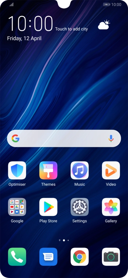 When the battery charging icon is displayed, the battery is charging.