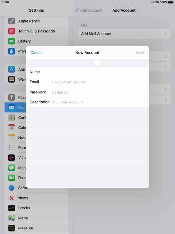 Press Email and key in your email address. Press Email and key in your email address.