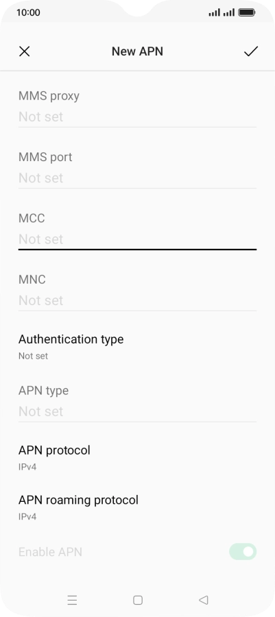 Press the field below 