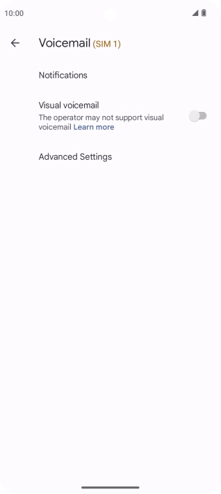 Press Advanced Settings.