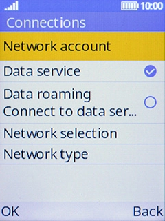 Select Network type.