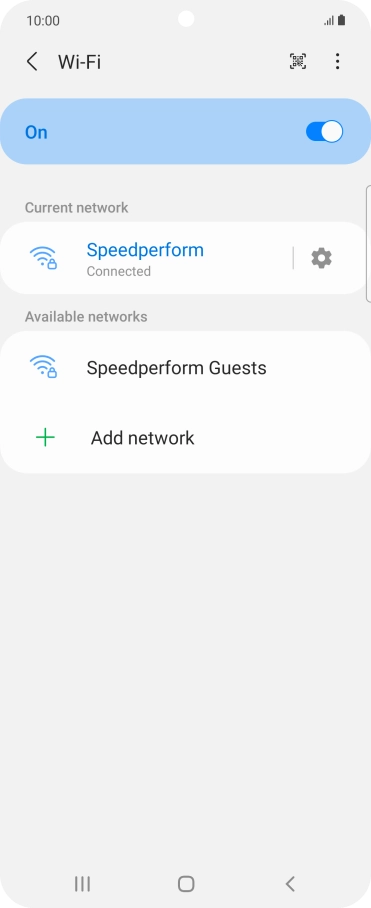 Press the Home key to return to the home screen.