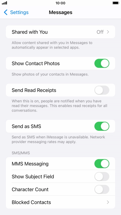 Press the Home key to return to the home screen.