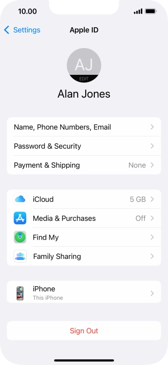 Slide your finger upwards starting from the bottom of the screen to return to the home screen.
