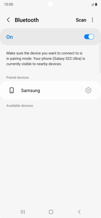 Press the Home key to return to the home screen.