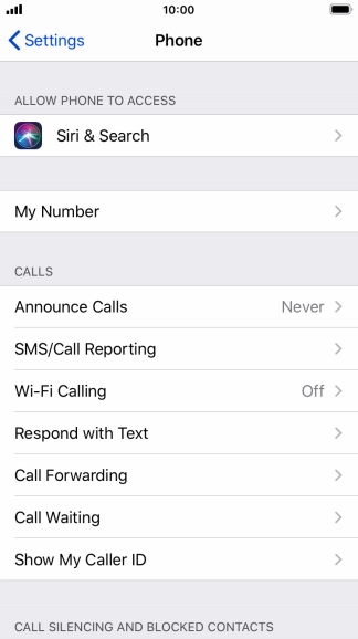 Press Wi-Fi Calling.