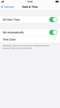 Press the Home key to return to the home screen.