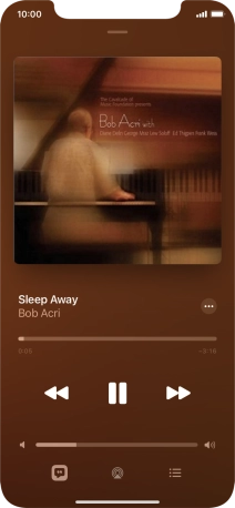 Press arrow right to go to the next audio file.