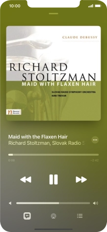 Press arrow right to go to the next audio file.