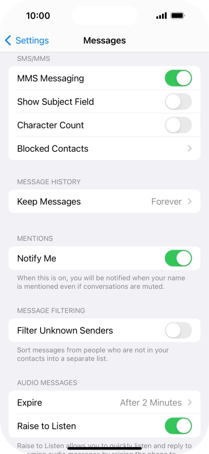 Slide your finger upwards starting from the bottom of the screen to return to the home screen.
