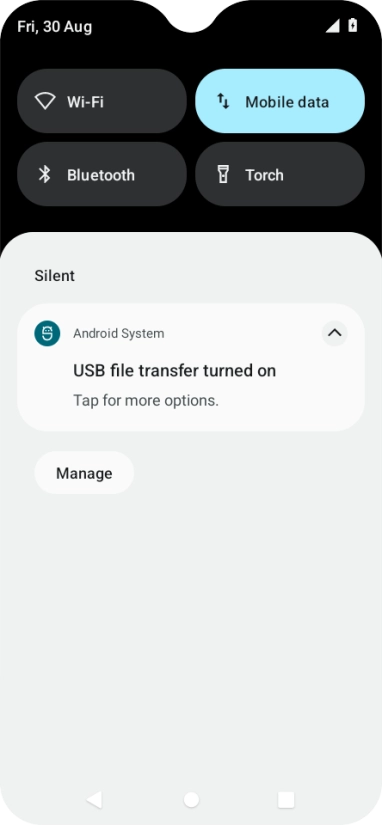 Press Tap for more options..