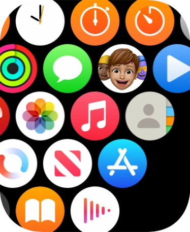 Press the music player icon.