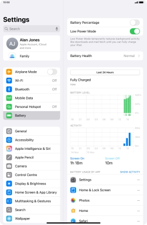 Slide your finger upwards starting from the bottom of the screen to return to the home screen.