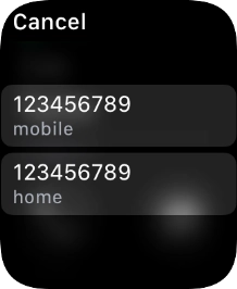 Press the required number.