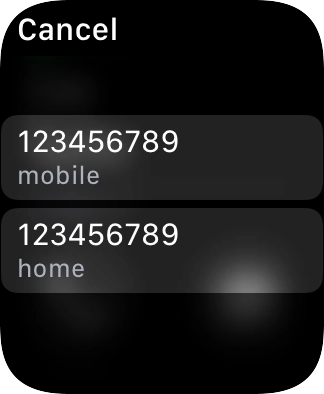 Press the required number.