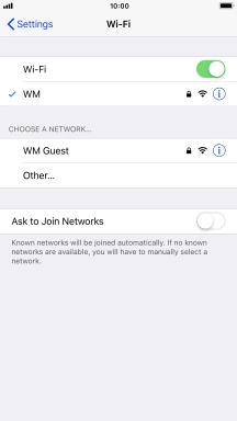 Press the Home key to return to the home screen.
